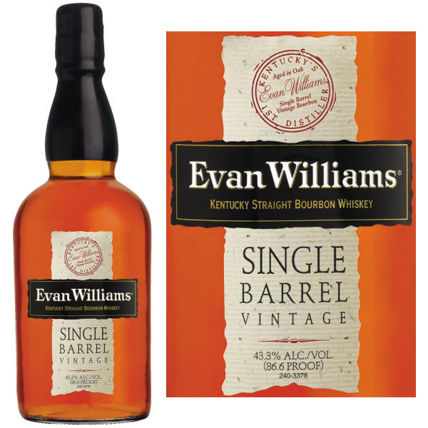 Evan Williams Vintage Single Barrel Kentucky Straight Bourbon