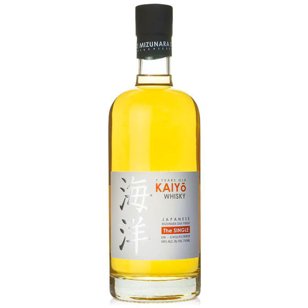 Kaiyo The Single 7 Year Old Bourbon Cask Mizunara Oak Finish Whisky