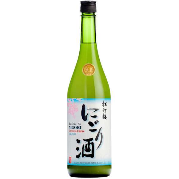 Sho Chiku Bai Junmai Nigori Sake US 750ml (Unfiltered Sake
