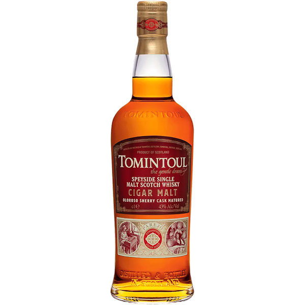 Tomintoul Cigar Malt Speyside 750ml