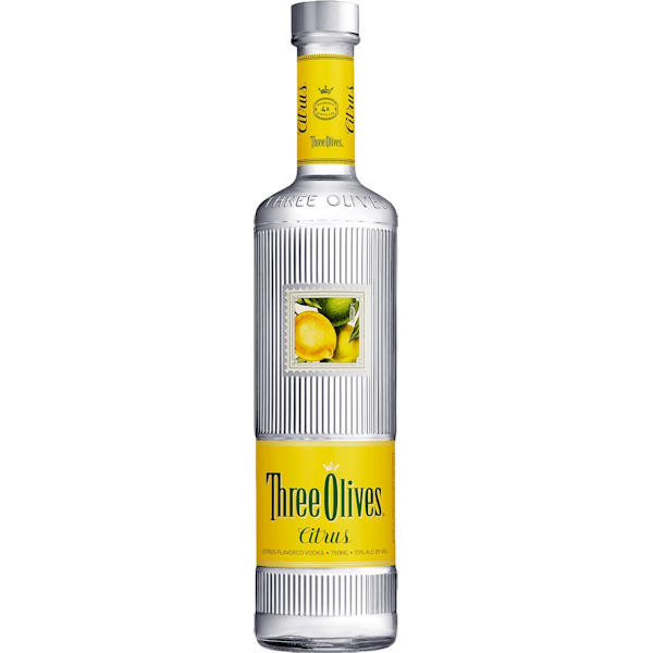 Three Olives Citrus Vodka 750ml