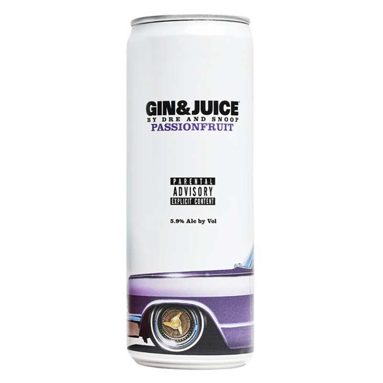 Gin and Juice by Dre and Snoop Passionfruit RTD Cocktail 355ml 4-Pack