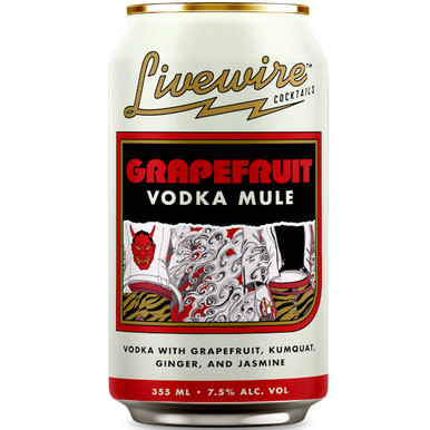 Livewire Heartbreaker Grapefruit Vodka Cocktail 12oz 4 Pack Cans