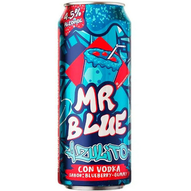 Mr. Blue Azulito Vodka Blueberry Gummy Ready To Drink Cocktail