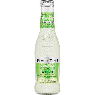 Fever Tree Sparkling Lime & Yuzu 6.8oz 4-Pack | ShopWineDirect