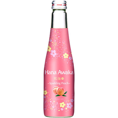 Ozeki Hana Awaka Sparkling Peach Sake 250ml | FineWineHouse