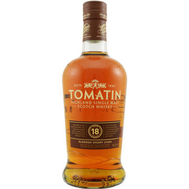 TOMATIN 18年 オロロソシェリー樽 700ml Tomatin 18 Year Old Oloroso Sherry Casks Highland Single Malt