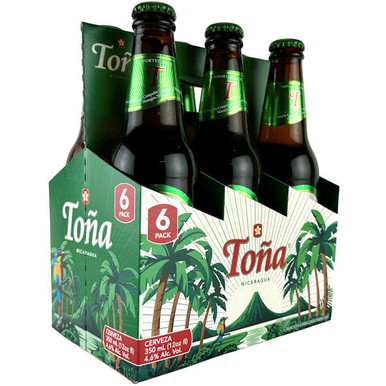 tona tobacco Tona Cerveza 350ml 6 Pack Bottles (Nicaragua)