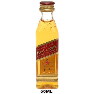 50ml Mini Johnnie Walker Red Label Blended Scotch