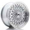 JR Wheels JR9 16x7.5 ET25 4x100/108 Silver w/Machined Lip+Silver Rivets