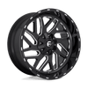Fuel D581 TRITON 22x10 ET-19 6x135/139.7 106.10mm GLOSS BLACK MILLED (Load Rated 1134kg)