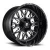 Fuel D611 STROKE 22x7 ET13 4x137 132.00mm GLOSS BLACK MILLED (Load Rated 544kg)