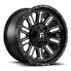 Fuel D620 HARDLINE 15x8 ET-18 5x139.7 108.00mm GLOSS BLACK MILLED (Load Rated 816kg)