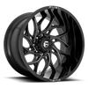 Fuel D741 RUNNER 24x12 ET-44 6x139.7 106.10mm GLOSS BLACK MILLED (Load Rated 1134kg)