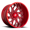 Fuel D742 RUNNER 24x14 ET-75 5x139.7 78.10mm CANDY RED MILLED (Load Rated 1134kg)