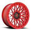 Fuel D758 TRIGGER 17x9 ET-12 6x139.7 106.10mm CANDY RED (Load Rated 1134kg)