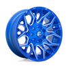 Fuel D770 TWITCH 22x10 ET-18 8x180 124.20mm ANODIZED BLUE MILLED (Load Rated 1678kg)
