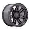 Fuel D810 SYNDICATE 17x9 ET-12 6x139.7 106.10mm BLACKOUT (Load Rated 1134kg)
