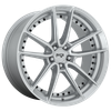 Niche M221 DFS 20x10.5 ET35 5x120 72.56mm GLOSS SILVER MACHINED (Load Rated 862kg)