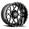 Moto Metal MO986 SIEGE 20x9 ET0 6x135/139.7 106.10mm GLOSS BLACK MACHINED (Load Rated 1134kg)