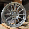 Motegi Racing MR156 S12 16x8 ET28 4x100/114.3 72.56mm GLOSS GUNMETAL (Load Rated 544kg)