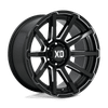 XD XD847 OUTBREAK 16x8 ET10 5x114.3 72.56mm GLOSS BLACK MILLED (Load Rated 1134kg)