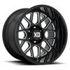 XD XD849 GRENADE 2 20x12 ET-44 6x139.7 106.10mm GLOSS BLACK MILLED (Load Rated 1134kg)