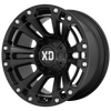 XD XD851 MONSTER 3 20x9 ET0 6x135/139.7 106.10mm SATIN BLACK (Load Rated 1134kg)