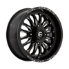 Fuel D821 ARC UTV 22x7 ET13 4x156 132.00mm GLOSS BLACK MILLED (Load Rated 454kg)