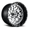 Fuel D211 TRITON 20x10 ET-19 5x139.7/150 110.10mm CHROME PLATED GLOSS BLACK LIP (Load Rated 1134kg)