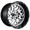 Fuel D211 TRITON 20x10 ET-19 5x139.7/150 110.10mm CHROME PLATED GLOSS BLACK LIP (Load Rated 1134kg)