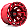 XD XD860 ONSLAUGHT 20x12 ET-44 5x127 71.50mm CANDY RED (Load Rated 1134kg)