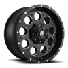 Fuel D525 REVOLVER 15x8 ET-18 5x114.3/120.65 72.56mm MATTE BLACK MILLED (Load Rated 726kg)
