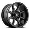 Fuel D575 COUPLER 20x9 ET01 6x135/139.7 106.10mm GLOSS BLACK (Load Rated 1134kg)