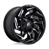 Fuel D753 REACTION 20x9 ET01 6x135/139.7 106.10mm GLOSS BLACK MILLED (Load Rated 1134kg)
