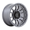 KMC KM727 WRATH 17x8.5 ET0 5x127 71.50mm MATTE ANTHRACITE (Load Rated 1134kg)