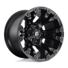Fuel D560 VAPOR 17x9 ET01 5x139.7/150 110.10mm MATTE BLACK (Load Rated 1134kg)