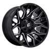 Fuel D769 TWITCH 22x12 ET-44 6x135/139.7 106.10mm GLOSSY BLACK MILLED (Load Rated 1134kg)