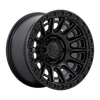 Fuel D832 CYCLE 17x9 ET1 5x127 71.50mm BLACKOUT (Load Rated 1134kg)