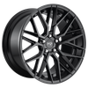 Niche M190 GAMMA 19x8.5 ET35 5x114.3 72.56mm MATTE BLACK (Load Rated 816kg)