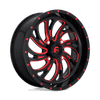Fuel D642 KOMPRESSOR 20x7 ET13 4x156 132.00mm GLOSS BLACK RED TINTED CLEAR (Load Rated 454kg)