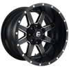 Fuel D538 MAVERICK 20x12 ET-44 6x135/139.7 106.10mm MATTE BLACK MILLED (Load Rated 1134kg)
