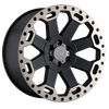 Black Rhino WARLORD 17x9 ET-12 5x127 71.50mm MATTE BLACK W/ MACHINED DARK TINT (Load Rated 1020kg)