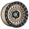 Black Rhino SENTINEL 17x8.5 ET-10 6x139.7 112.10mm DESERT SAND W/ BLACK RING (Load Rated 1134kg)