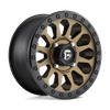 Fuel D600 VECTOR 15x7 ET38 4x137 110.10mm MATTE BRONZE BLACK BEAD RING (Load Rated 454kg)