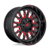 Fuel D612 STROKE 20x9 ET01 6x135/139.7 106.10mm GLOSS BLACK RED TINTED CLEAR (Load Rated 1134kg)