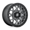 Fuel D919 TECH BEADLOCK 15x10 ET0 4x137 110.10mm MATTE GUN METAL BLACK BEAD RING (Load Rated 454kg)