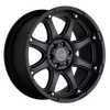 Black Rhino GLAMIS 18x9 ET-12 6x139.7 112.10mm MATTE BLACK (Load Rated 1134kg)