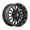 Fuel D795 ARC 20x10 ET-18 8x170 125.10mm GLOSS BLACK MILLED (Load Rated 1678kg)