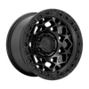 Fuel D786 UNIT 17x9 ET-12 5x127 71.50mm MATTE BLACK W/ MATTE BLACK RING (Load Rated 1134kg)